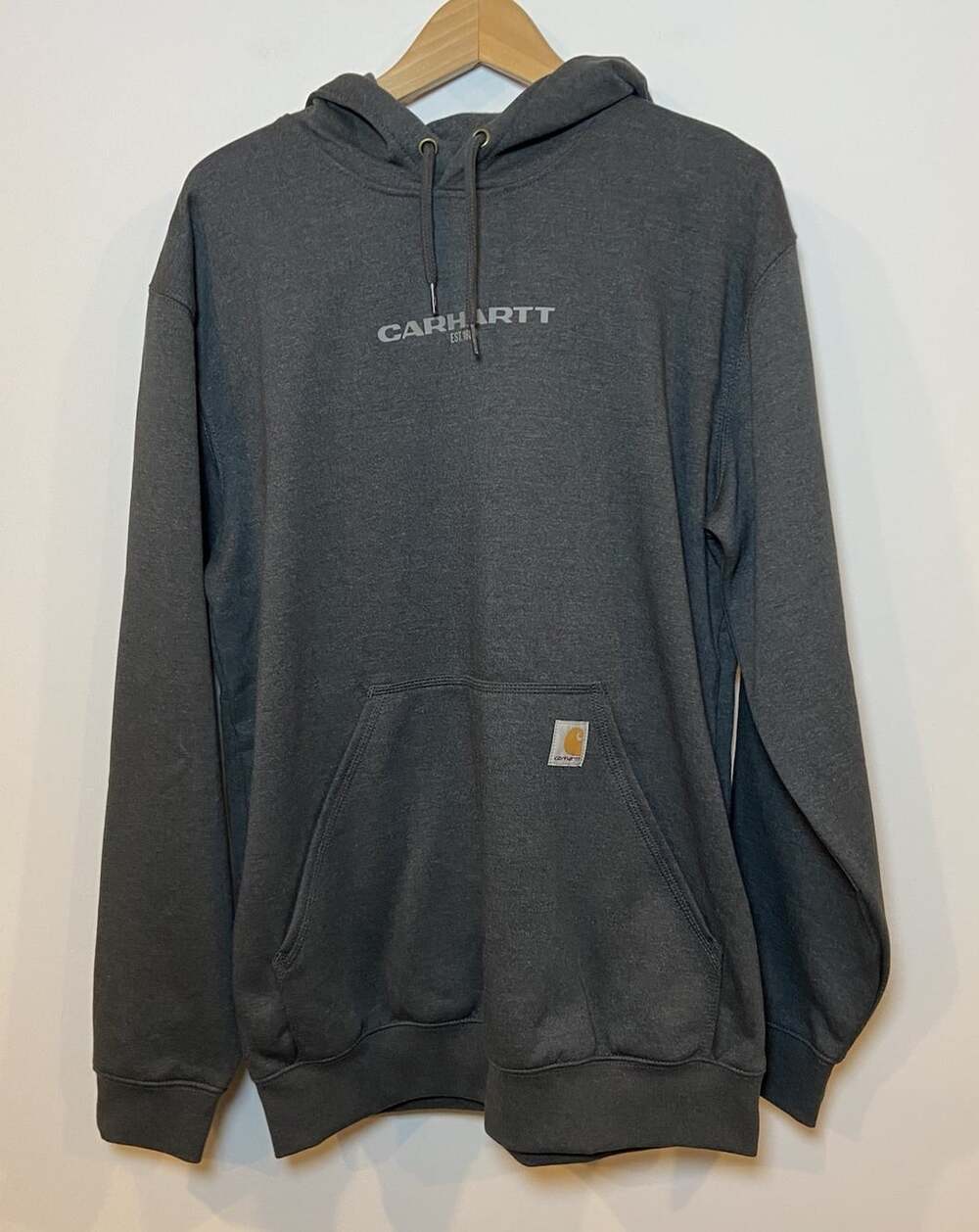 NWT Carhartt Rain Defender Hoodie Sweatshirt Loose Fit Gray Medium M New